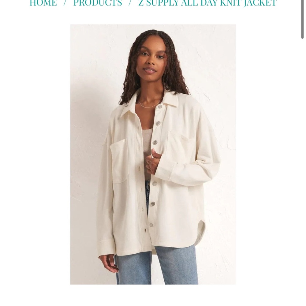 Z Supply All Day Knit Jacket (M)